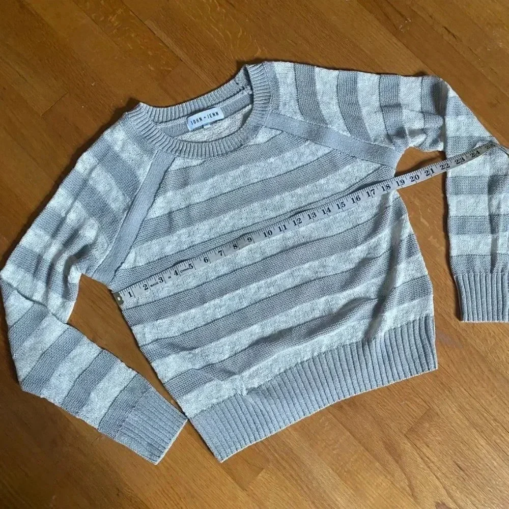 John + Jenn Striped Knit Sweater